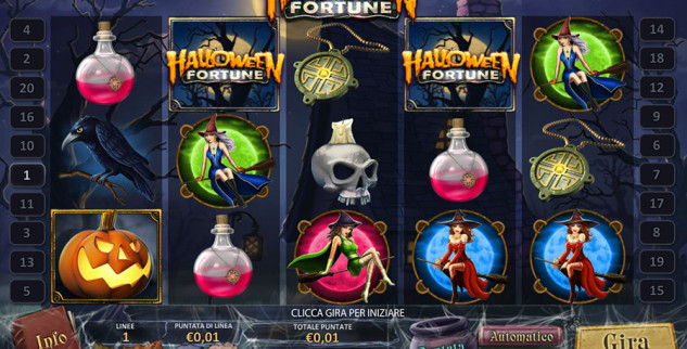 Slot machine Halloween Fortune