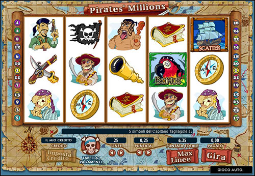 Pirates Millions Slot Machine